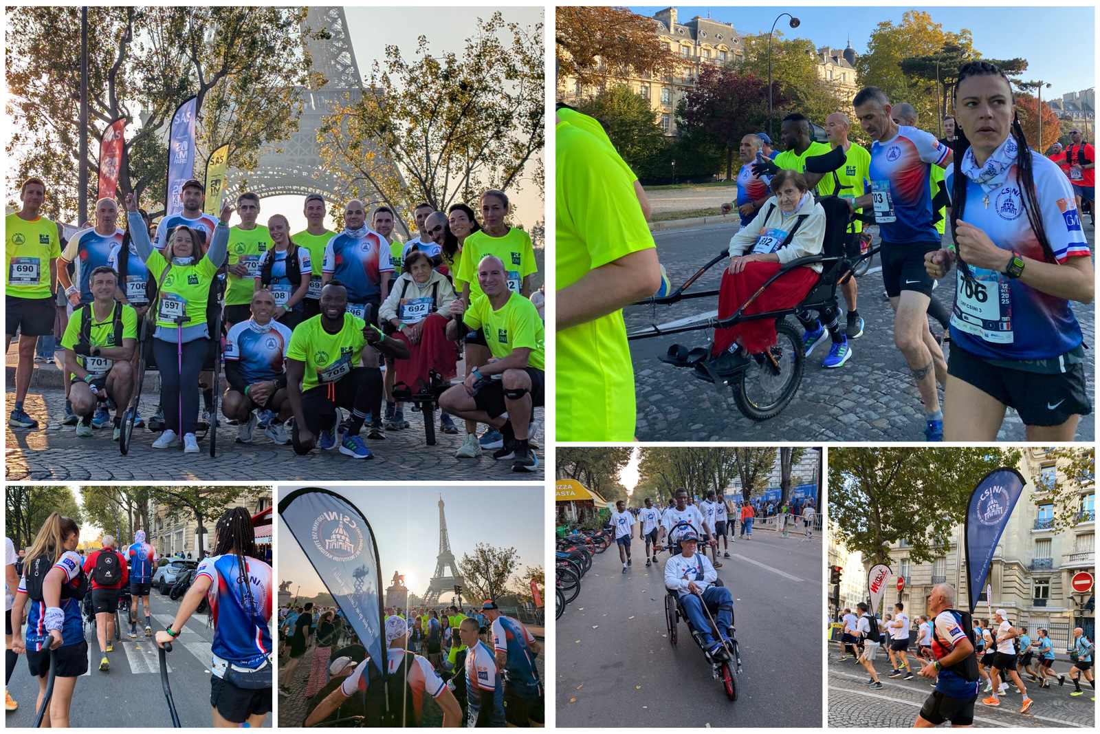 🏃‍♂️ 3ᵉ année consécutive pour l’équipe CSINI x GMF aux #20kmdeParis !