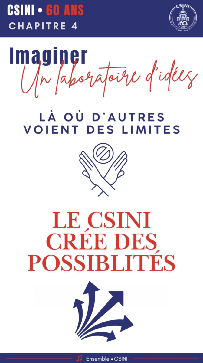 CSINI 60 ANS • 04 # Imaginer
