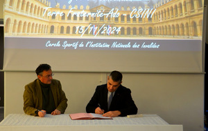 Signature de la convention Terre Fraternité - ADO / CSINI