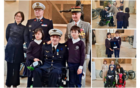 🫡 Le LCL(h) Fabrizzio CASAGRANDE a reçu l’insigne d’Officier de l’Ordre National du Mérite