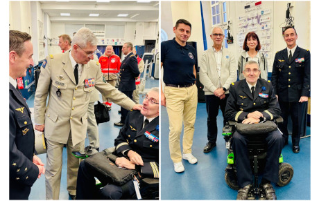 Le Chef d’état major des armées, le général Fabien Mandon, a rendu visite au CSINI.