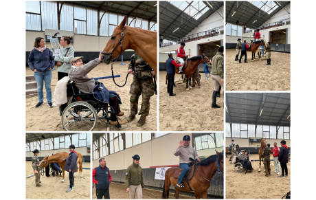 Une parenthèse équine à l’École Militaire